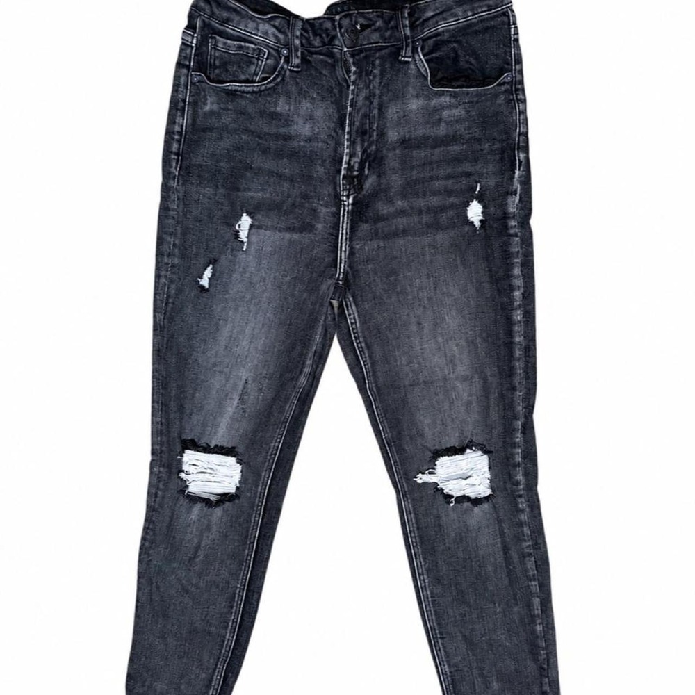 Risen black distressed skinny jeans size 29